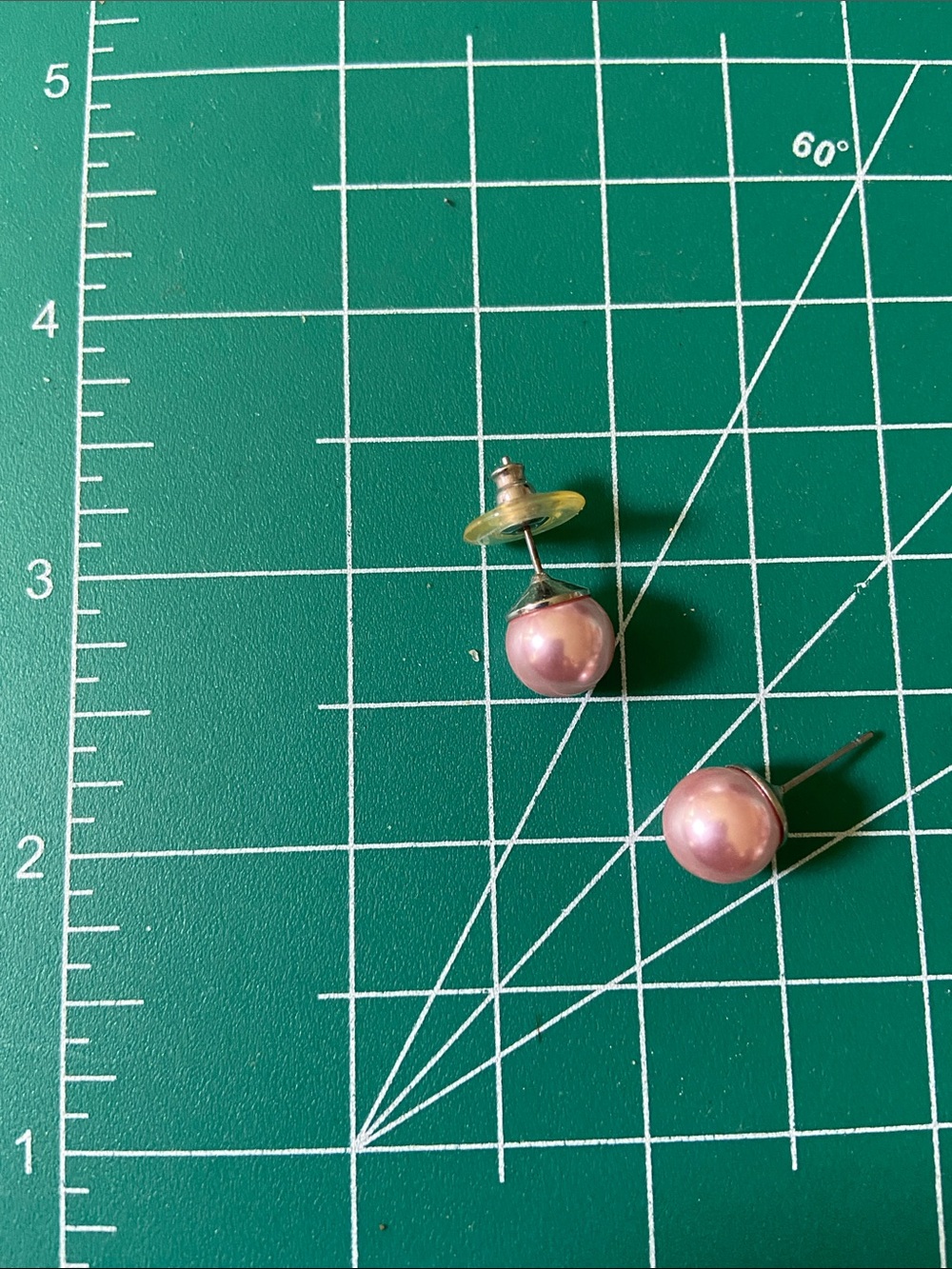 Classic Pink Pearl Stud Earrings - Timeless Women’s Jewelry